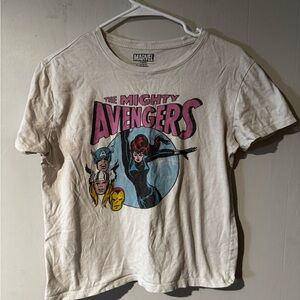 Marvel The Mighty Avengers Tee - White and Pink